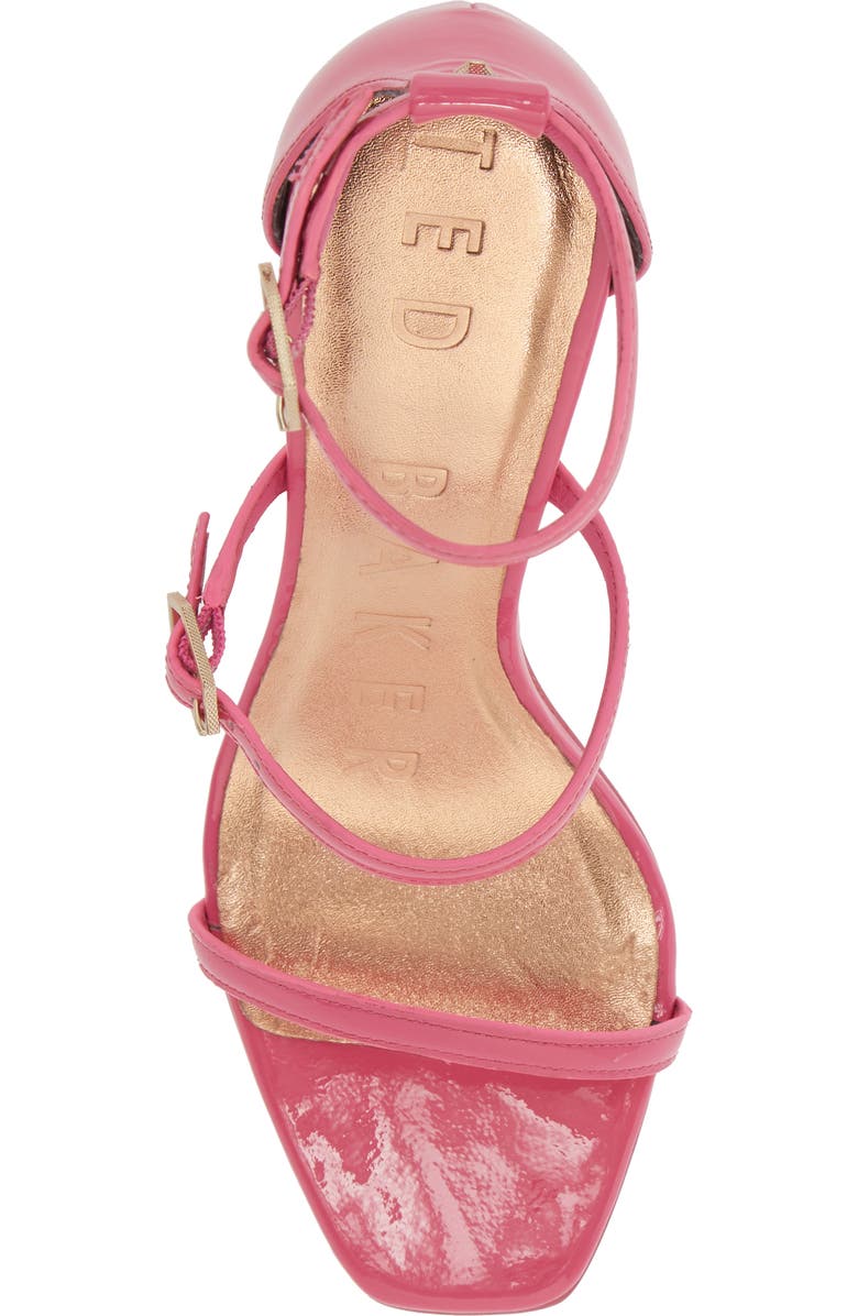 Ted Baker London Triap Strappy Square Toe Sandal, Alternate, color,