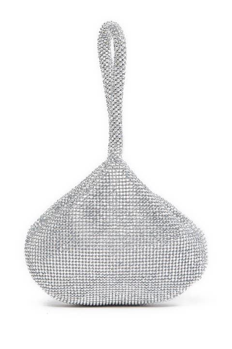 Staci Beaded Mesh Wristlet