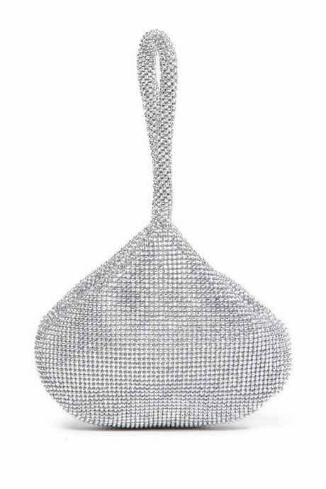 Jessica McClintock Staci Beaded Mesh Wristlet