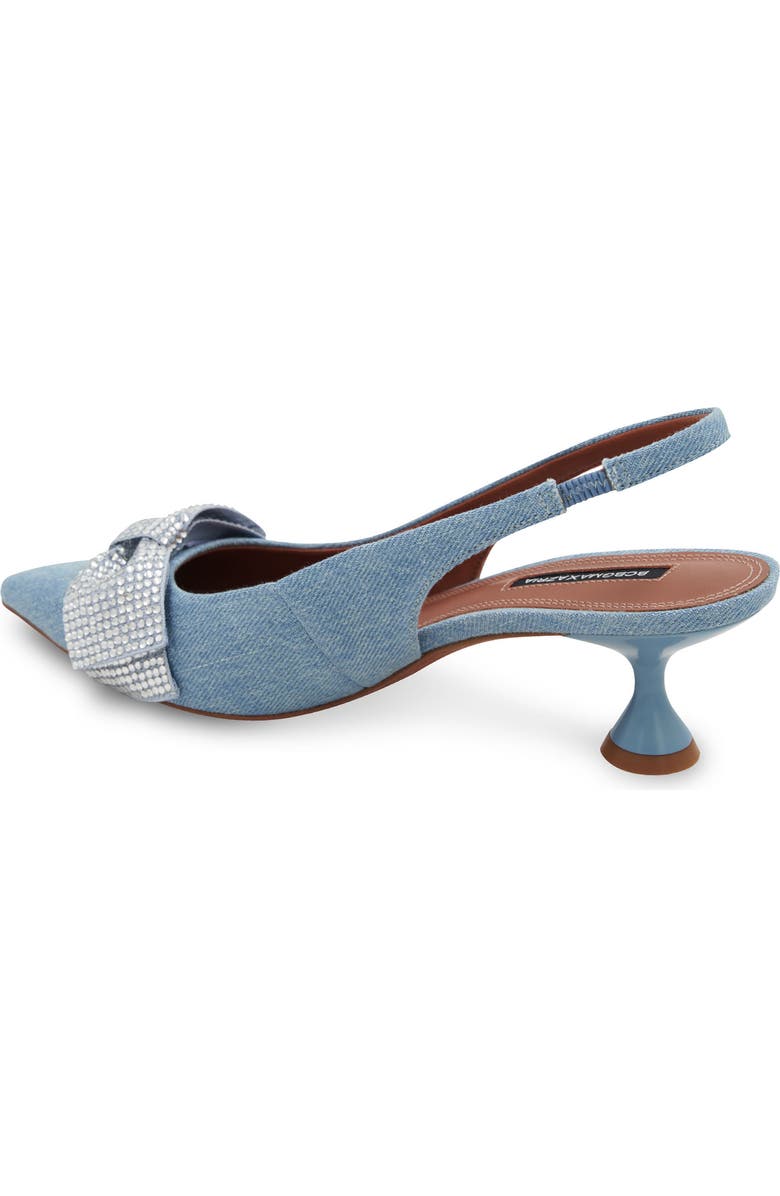 BCBGMAXAZRIA Archie Pointed Toe Slingback Pump, Alternate, color, Denim
