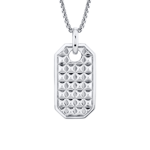 Men's Tetra Dog Tag Pendant