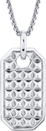 Michael M Men's Tetra Dog Tag Pendant