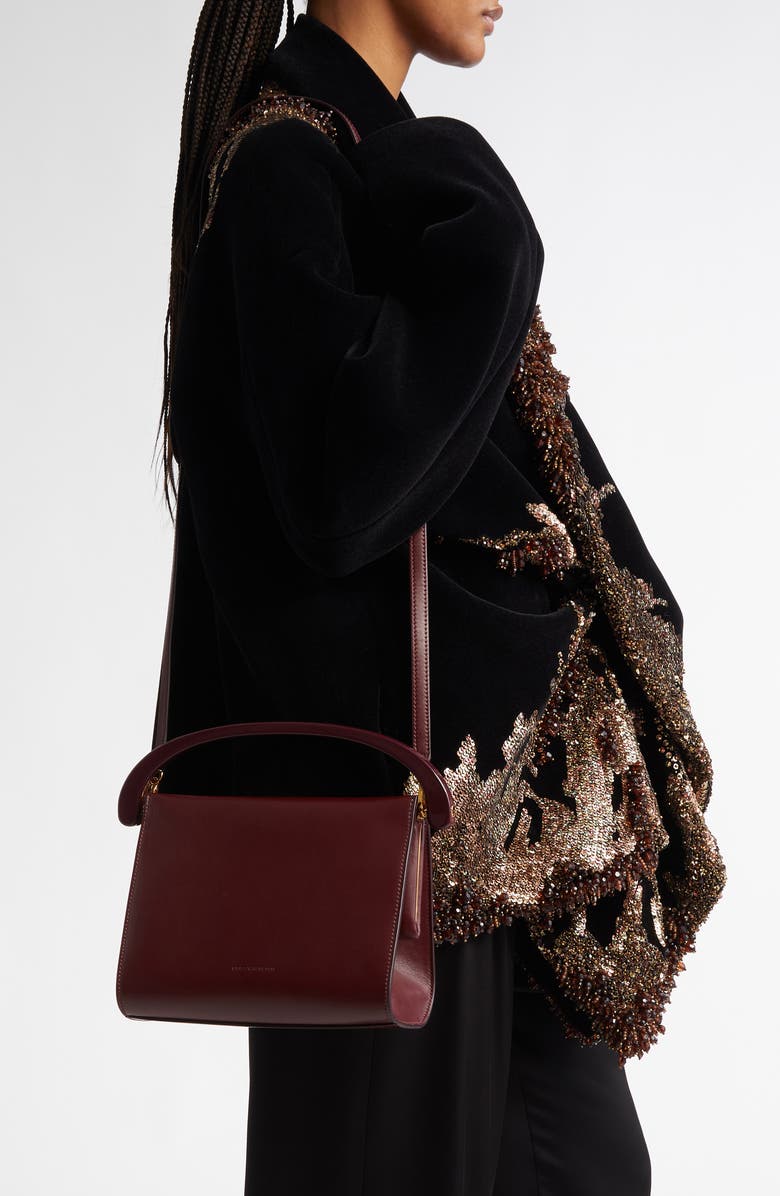 Dries Van Noten Medium Leather Top Handle Bag, Alternate, color,