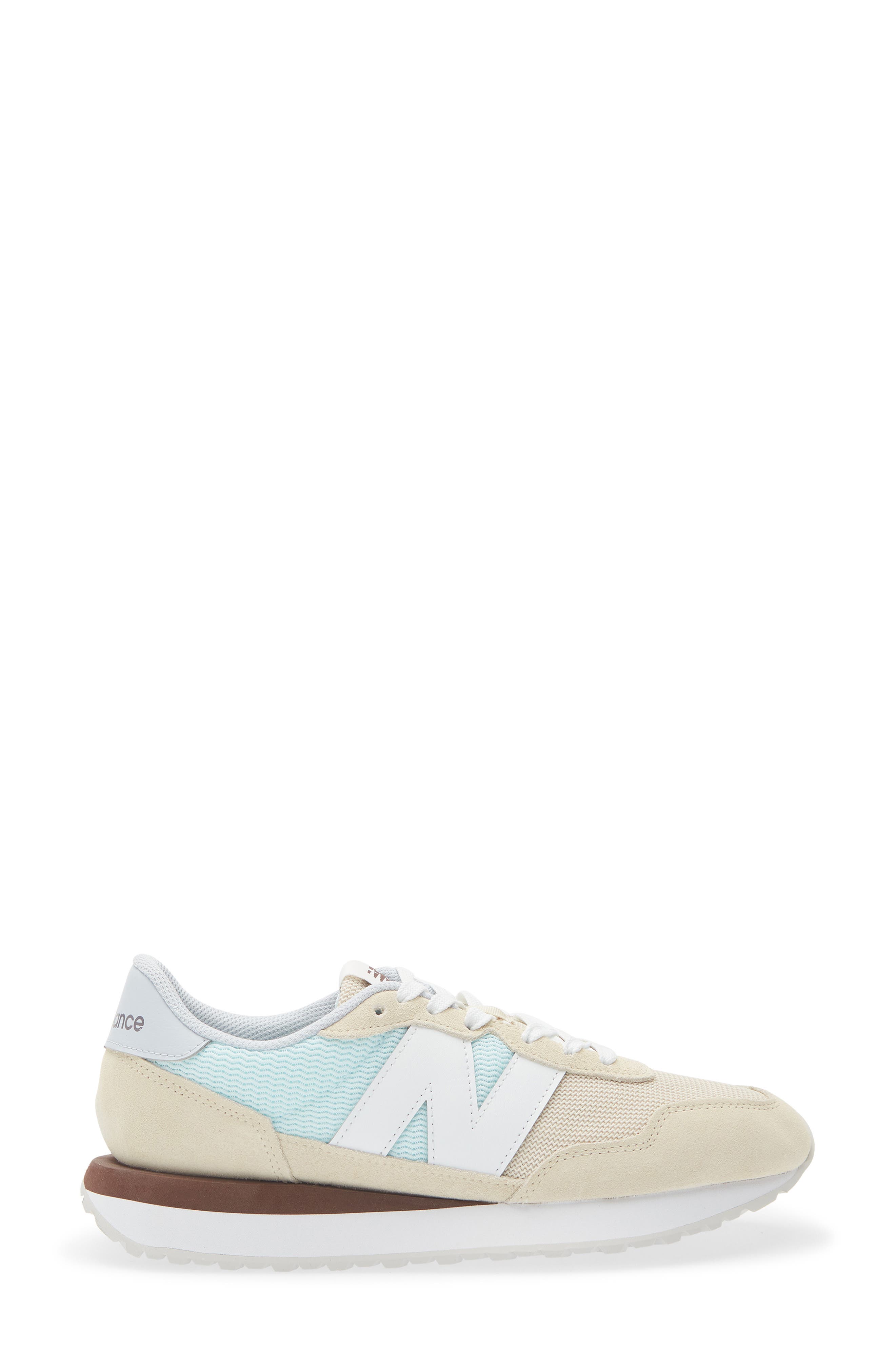 237 Sneaker, Alternate, color, BONE/ GLINT BLUE