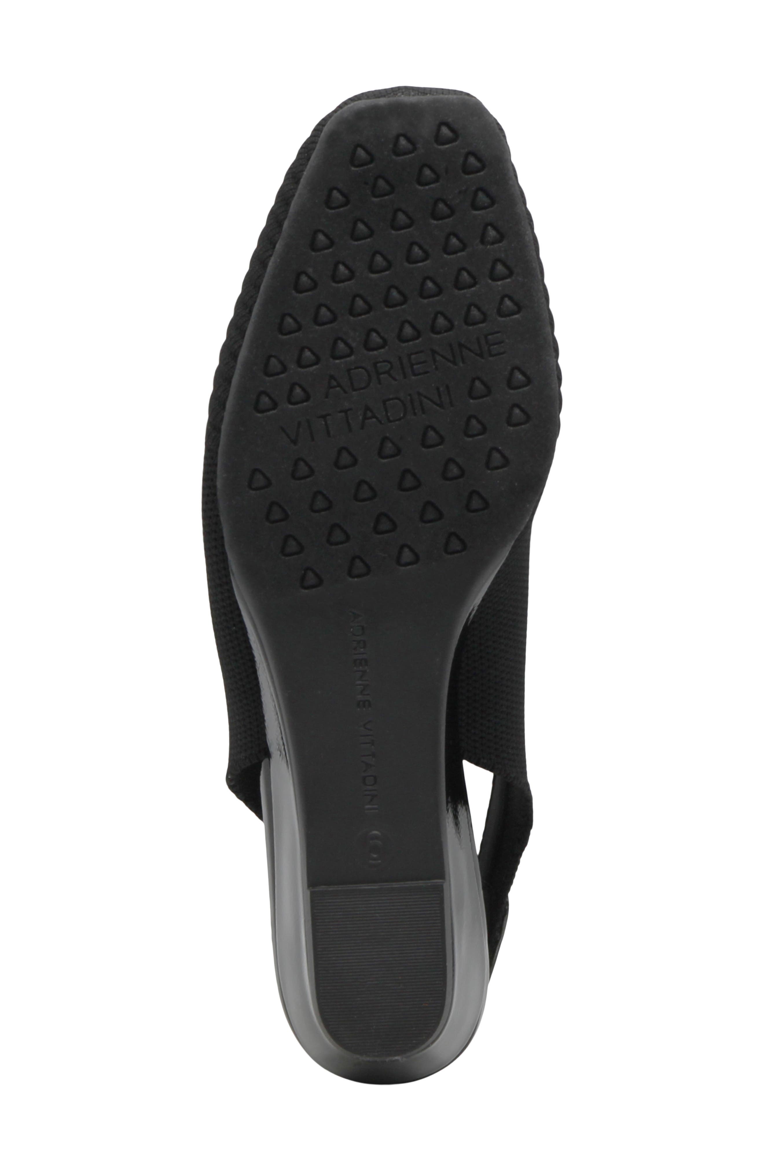 Pluto Slingback Wedge Pump, Alternate, color, BLACK KNIT