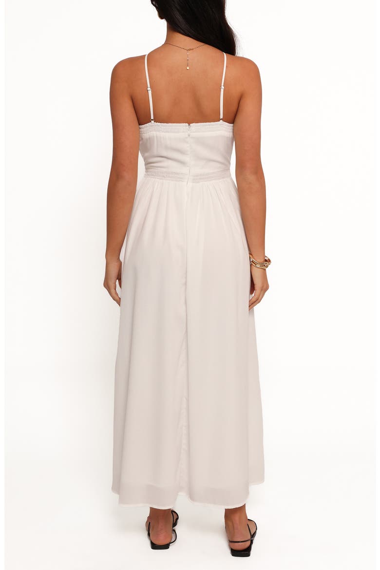 Madi Center Cutout Maxi Dress, Alternate, color, WHITE