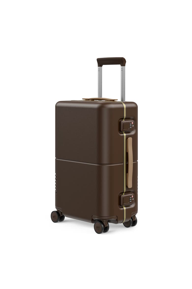 Carry On Trunk, Alternate, color, Matte Brown