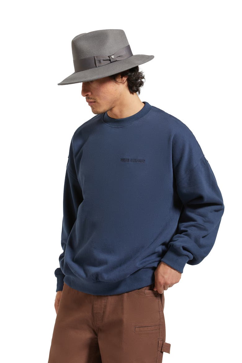 Swindle Wool Fedora, Alternate, color, GREY/ GREY