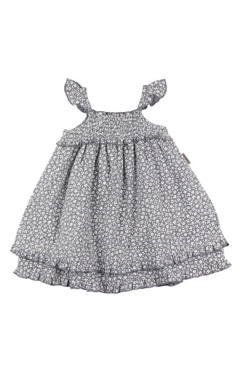 L'ovedbaby Organic Cotton Muslin Sundress In Gray