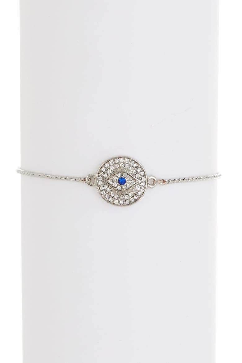 Alia Jeweled Eye Bracelet, Main, color, SILVER-SAPPHIRE