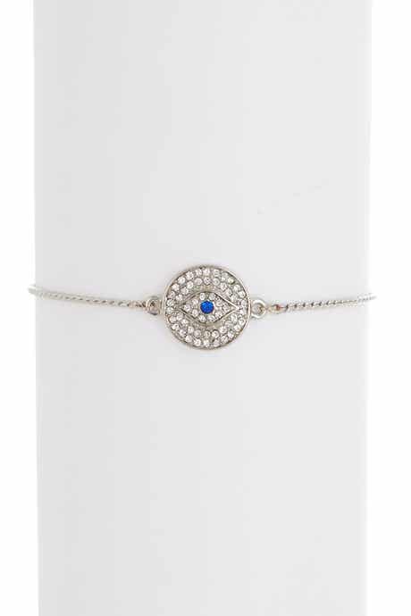 OLIVIA WELLES Alia Jeweled Eye Bracelet