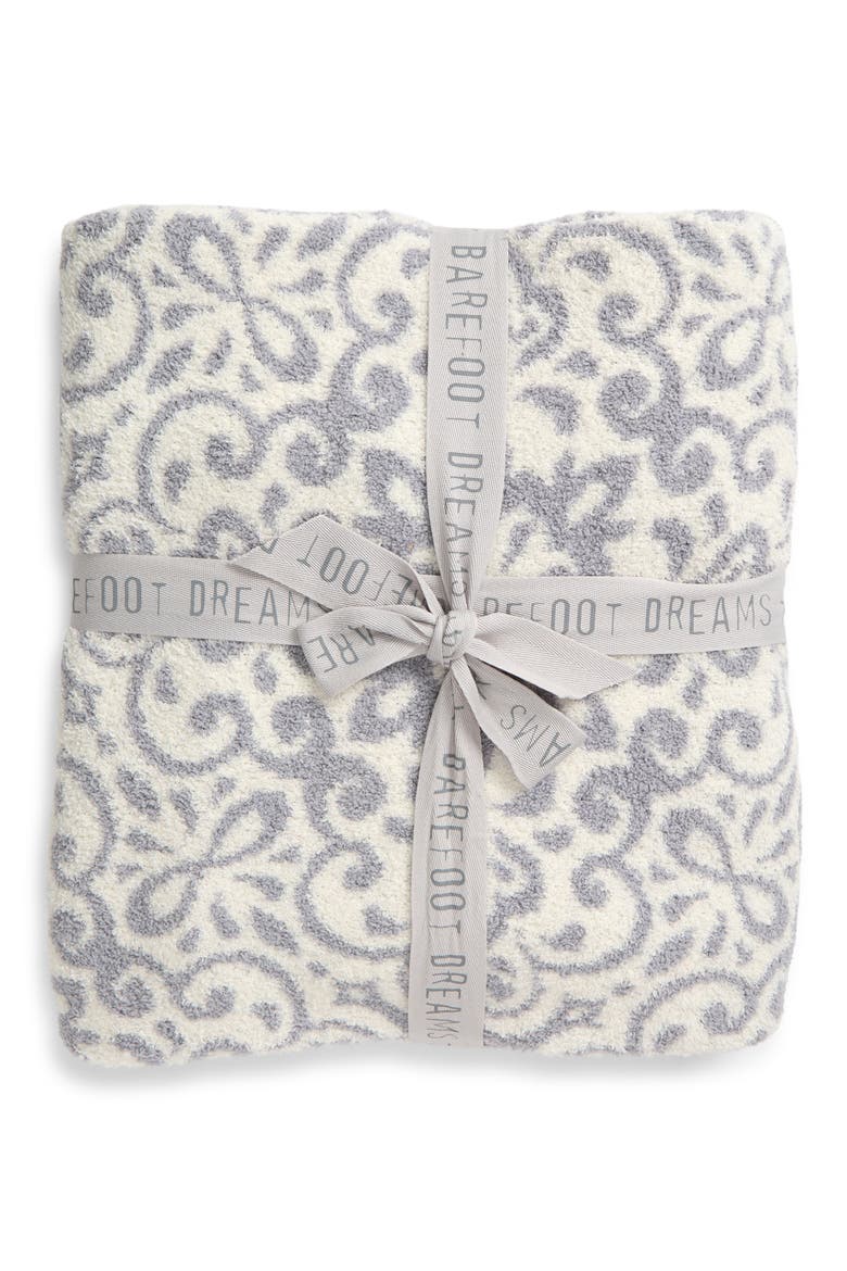 CozyChic© Mosaic Tile Throw Blanket, Alternate, color, VAPOR/ CREAM