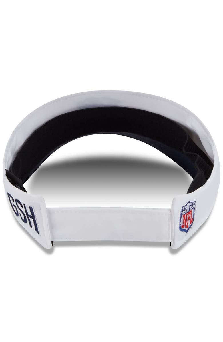 New Era Men's New Era White/Navy Chicago Bears 2025 NFL Training Camp Adjustable Visor, Alternate, color, White