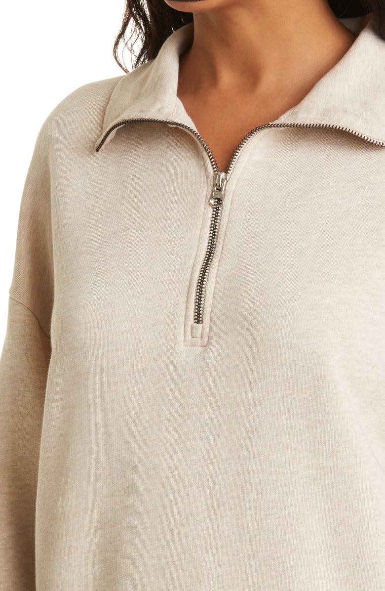 Vince Cotton Half-Zip Pullover, Alternate, color, 
