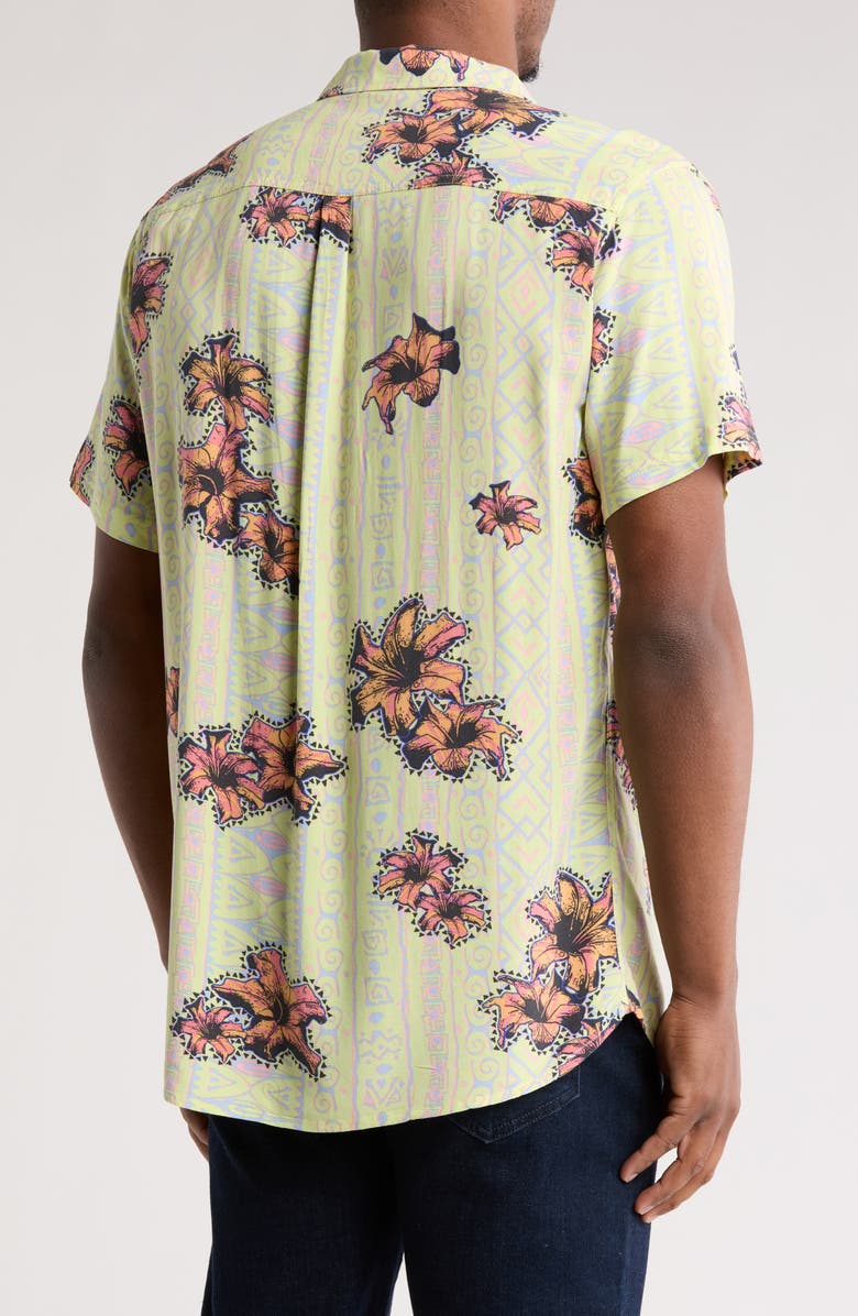 Rip Curl Max Energy Short Sleeve Button-Up Shirt, Alternate, color, 
