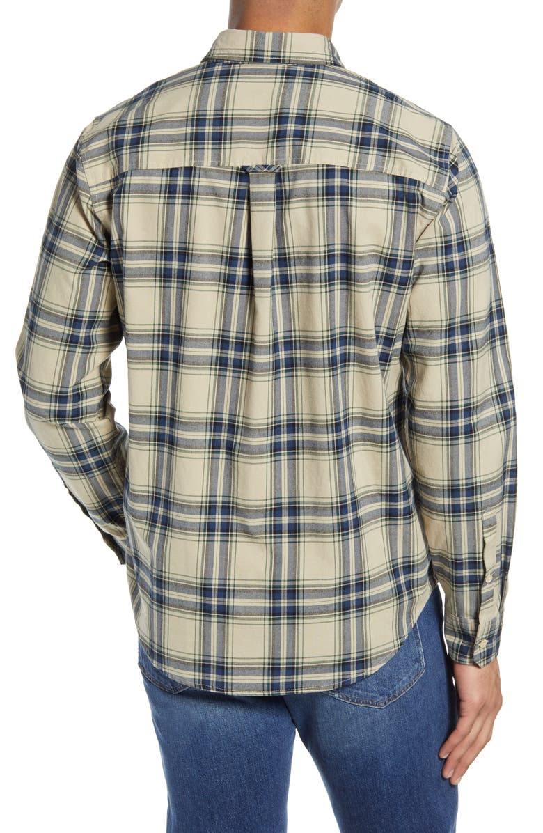 FRAME Classic Fit Plaid Button-Up Shirt, Alternate, color,