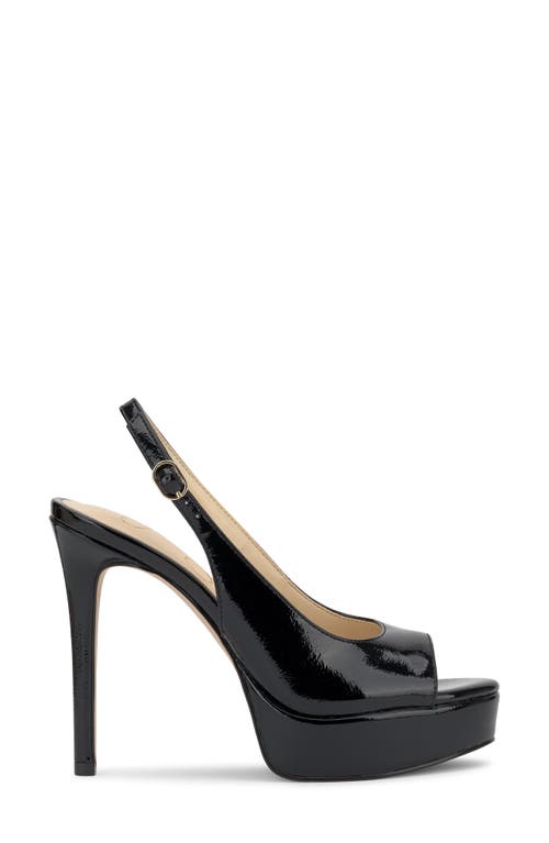 Jessica Simpson Sibilla Slingback Platform Sandal In Black