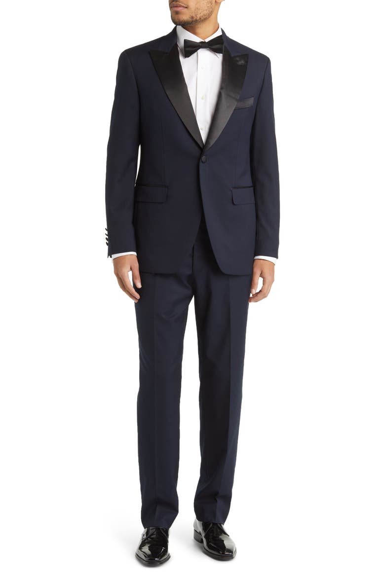 Sullivan Stretch Performance Tuxedo, Main, color, NAVY