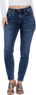 HINT OF BLU High Waist Ankle Skinny Jeans