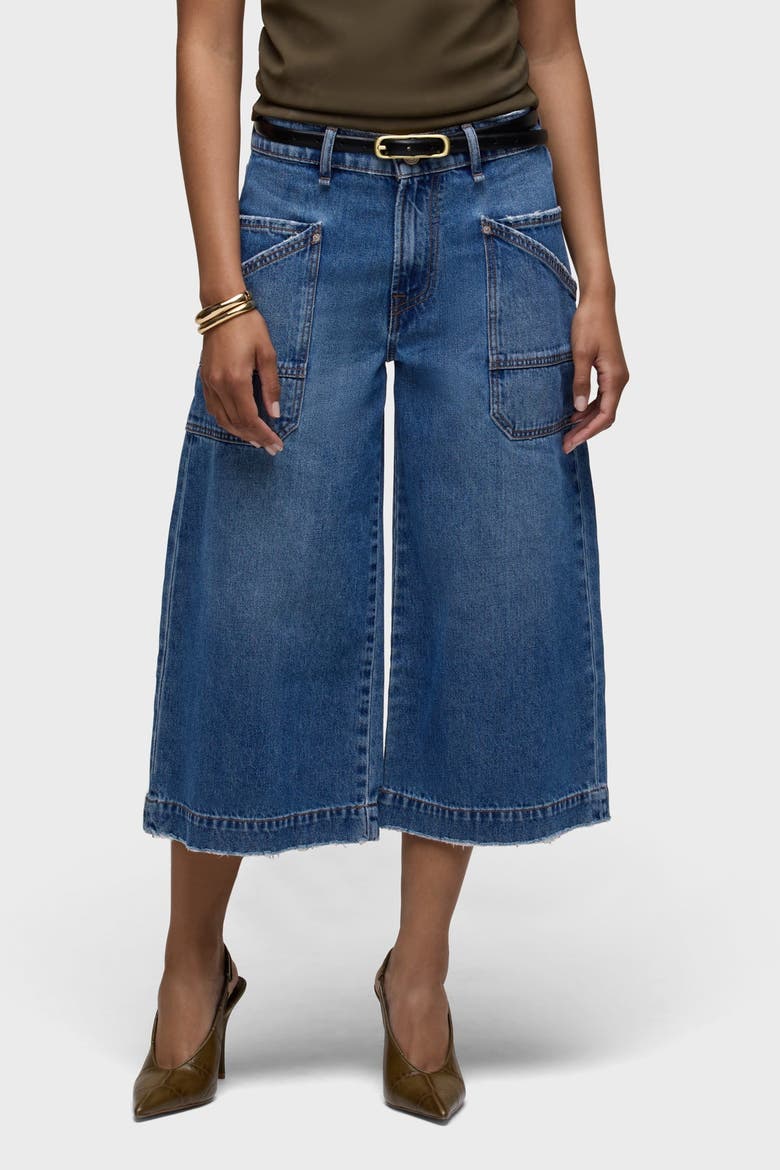 Noa Patch Pocket Relaxed Gaucho, Alternate, color, DOVE