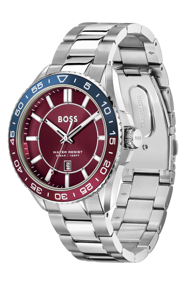 BOSS Runner Bracelet Watch, 44mm, Alternate, color, 