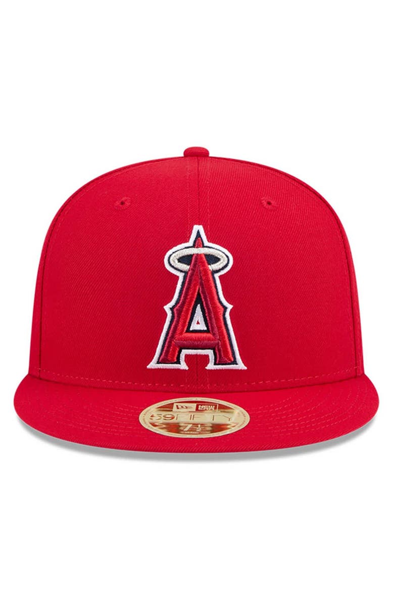 New Era Men's New Era Red Los Angeles Angels Baseball Hall of Fame 59FIFTY Fitted Hat, Alternate, color, 