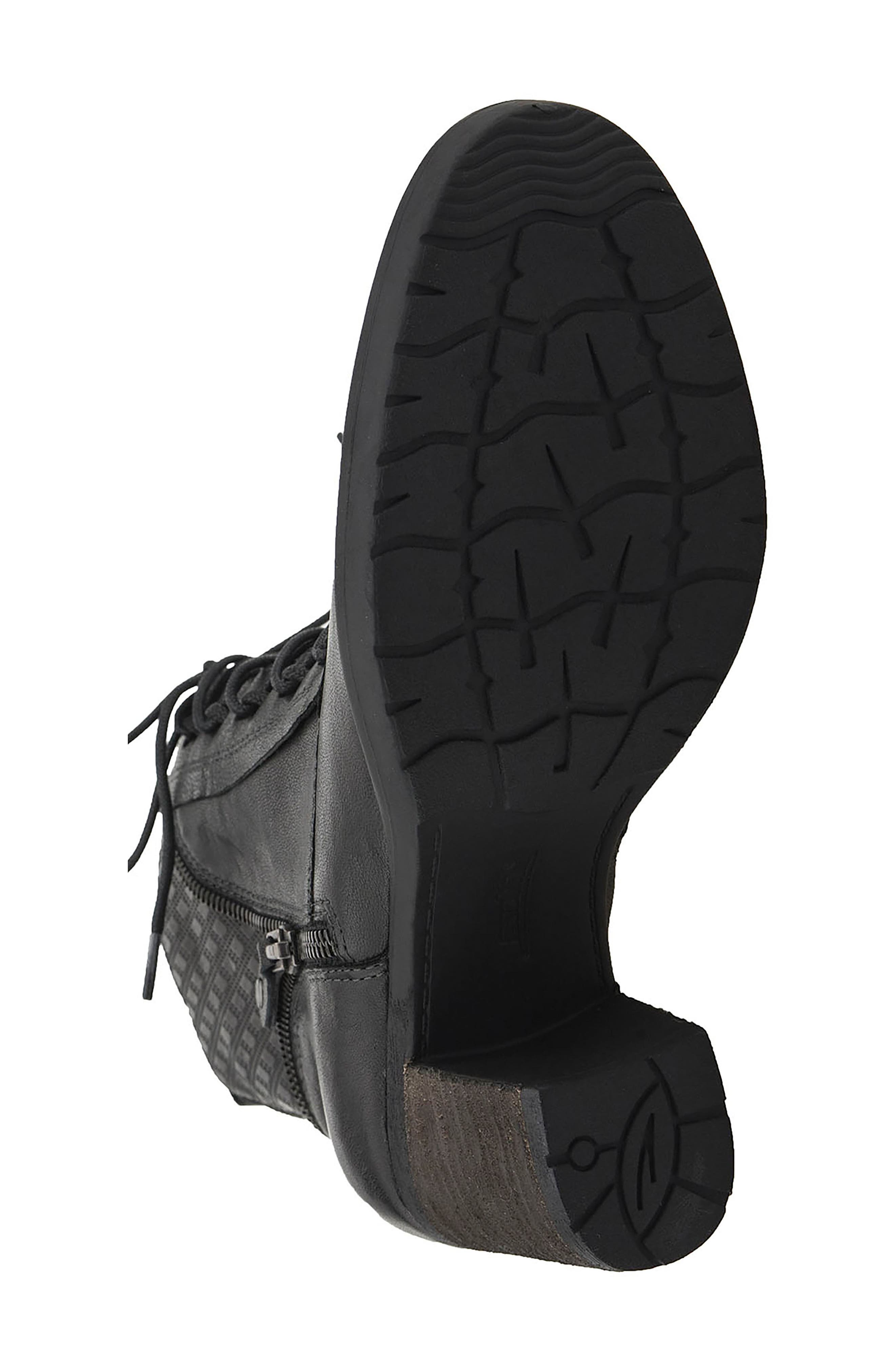 Missoula Lace-Up Boot, Alternate, color, BLACK LEATHER