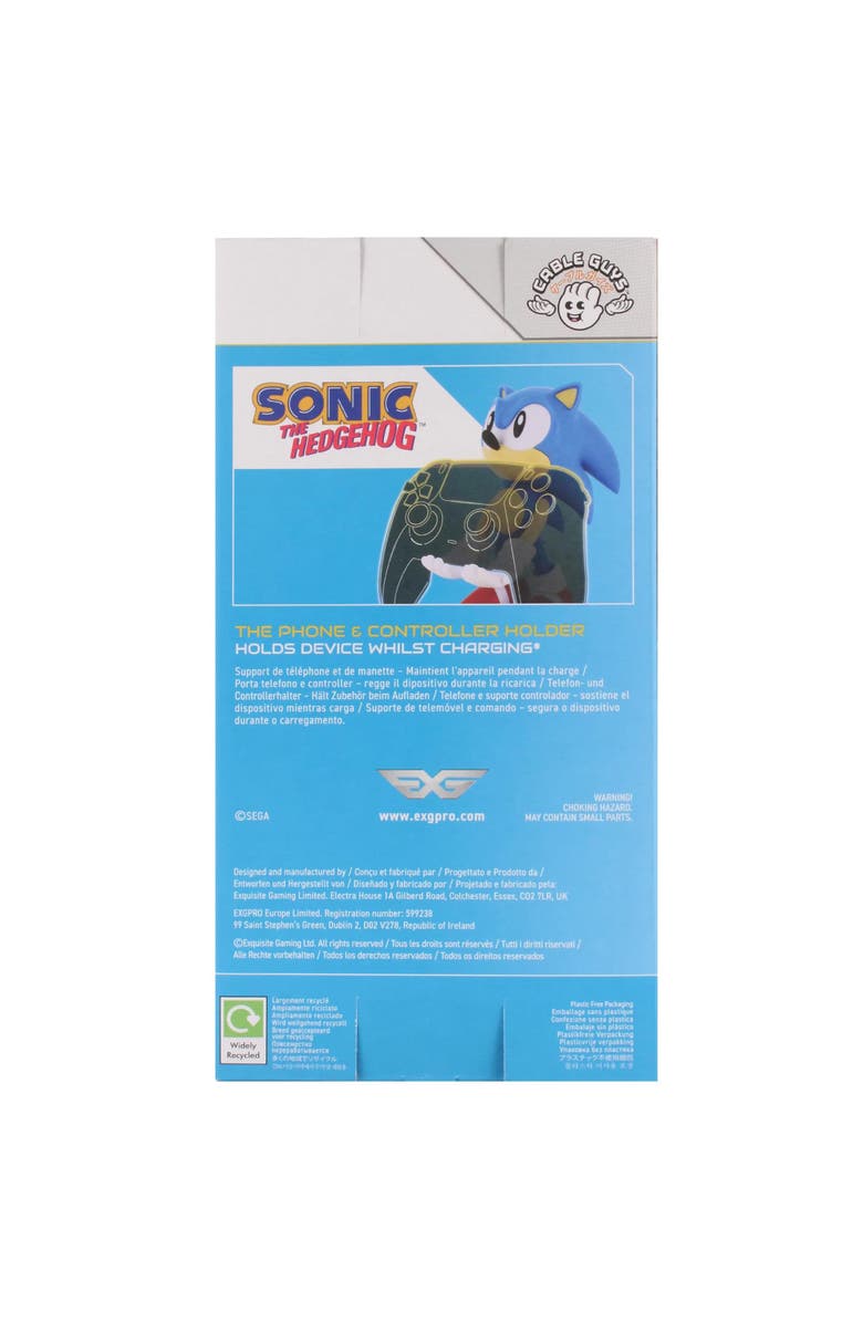 Exquisite Gaming Sonic the Hedgehog Mobile Phone 
Gaming Controller Holder, Alternate, color, Multicolored