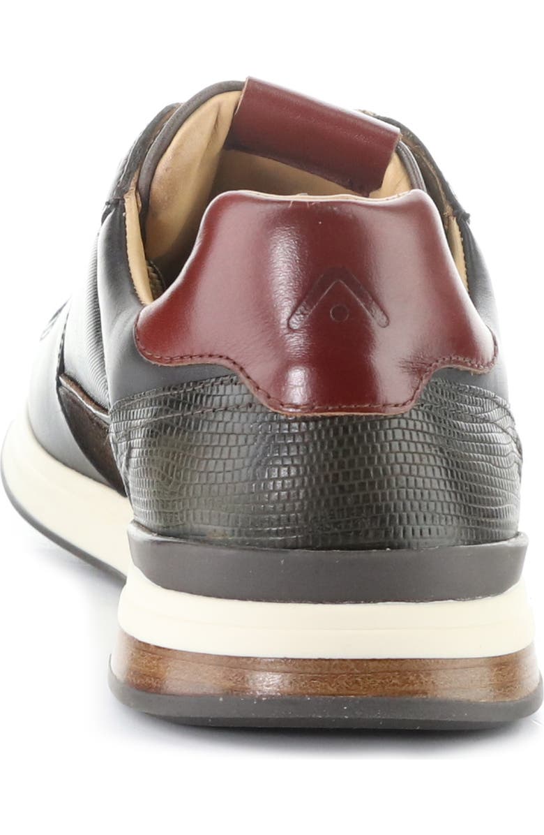 Ambitious Mixed Leather Lace-Up Sneaker, Alternate, color, Combi Leather