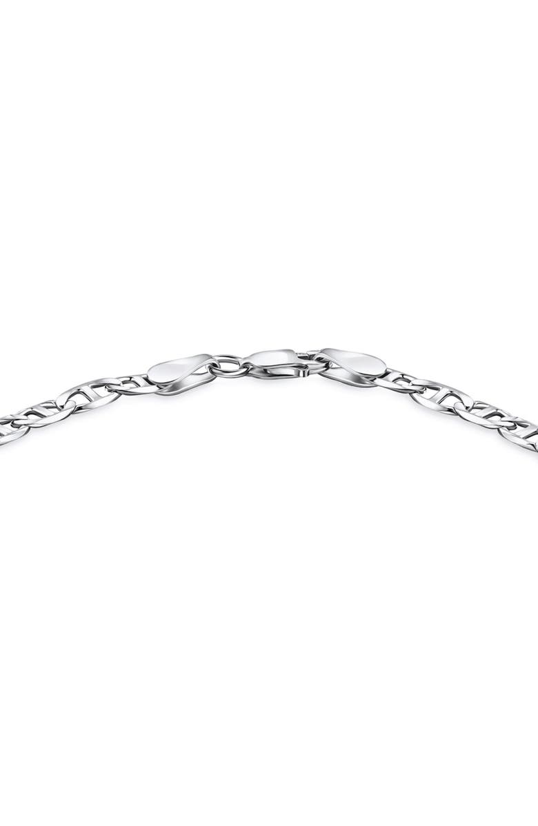 BEST SILVER Flat Mariner Chain Necklace, Alternate, color,