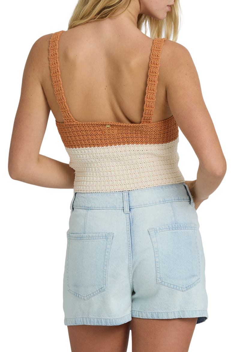 Anders Colorblock Sweater Tank, Alternate, color, CARAMEL CAFE