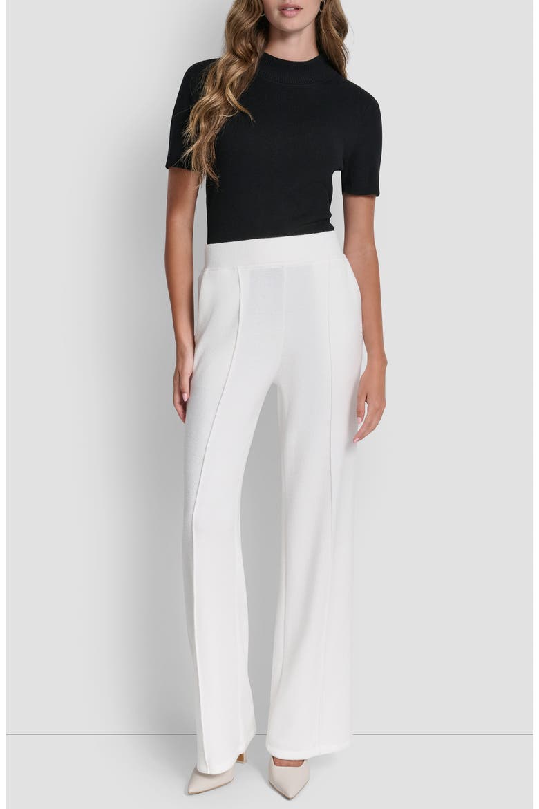 Mere Hacci Wide Leg Pants, Alternate, color, IVORY