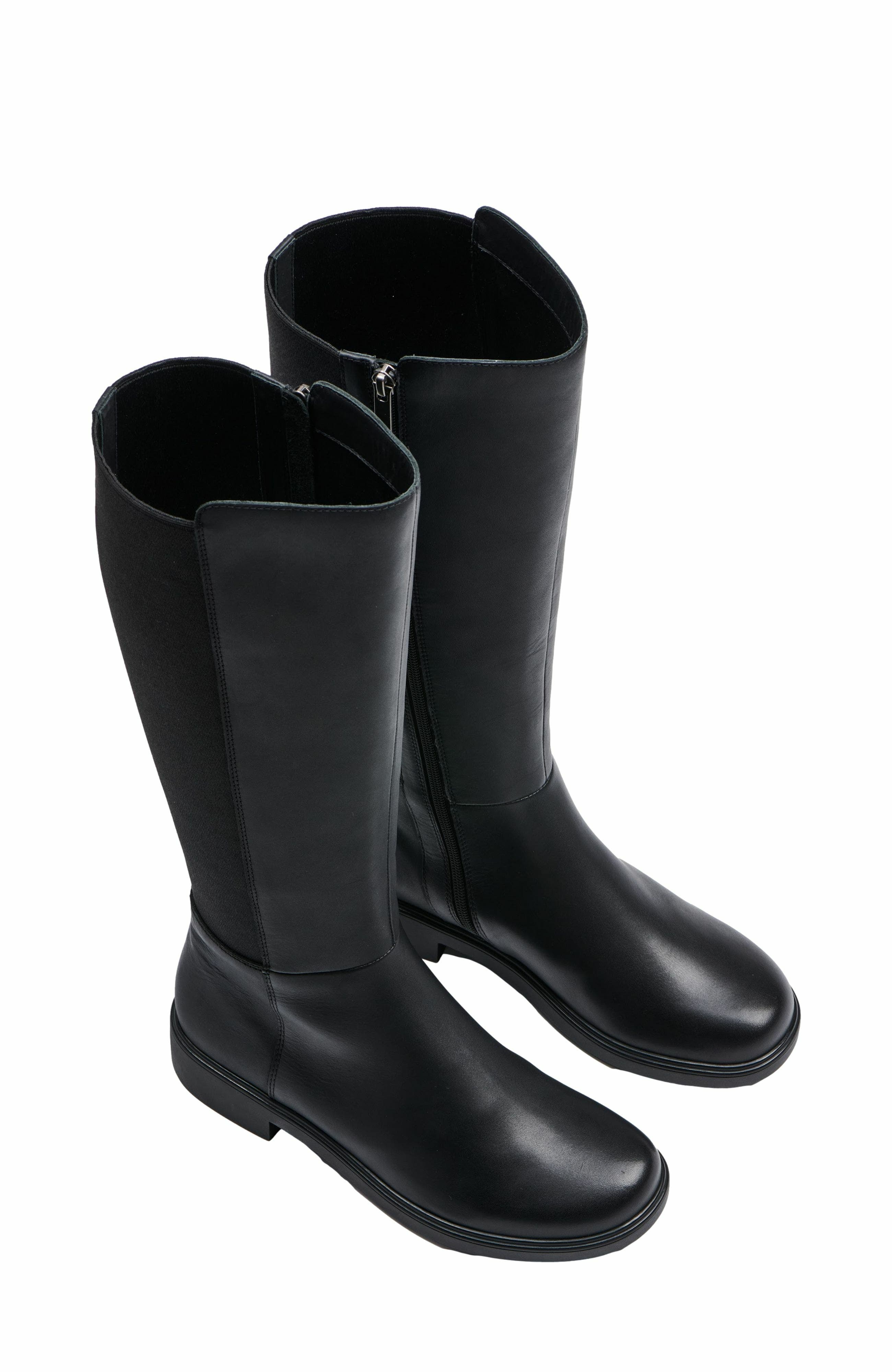 ABEO Compass Stretch Tall Boots, Alternate, color, Black - Metatarsal