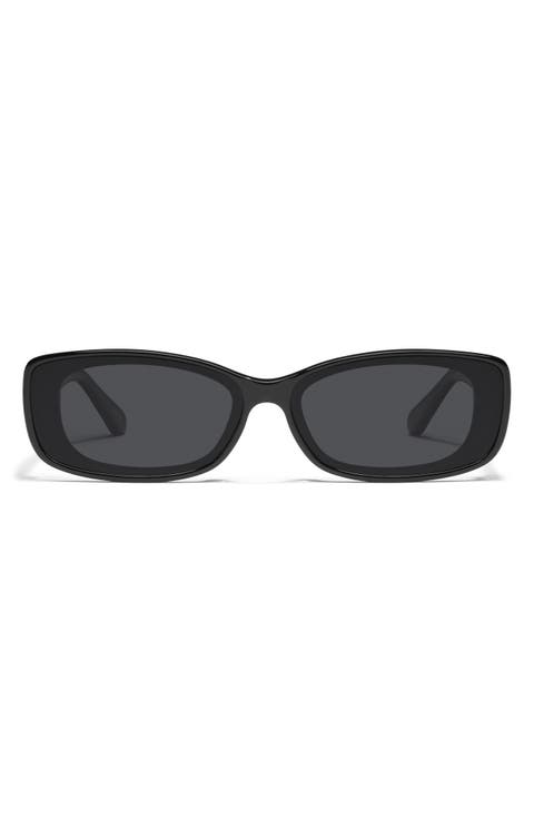 Vibe Check 62mm Polarized Small Square Sunglasses