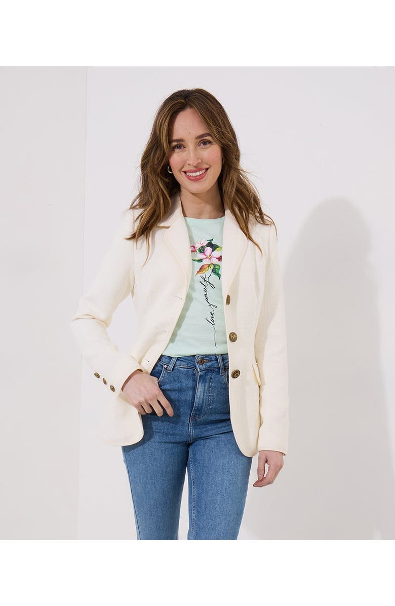 Joe Browns Classic Blazer, Main, color, Ivory