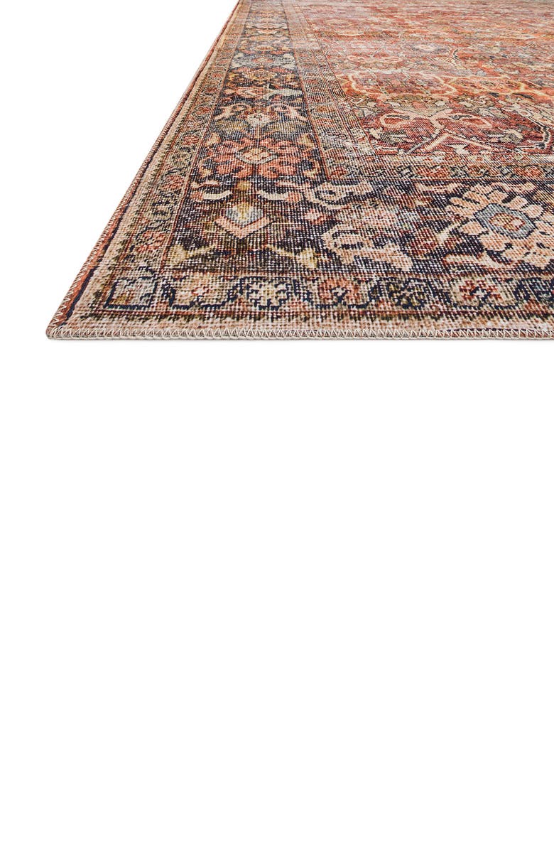 LOLOI Layla Rug - Spice/Marine - 5'0" x 7'6", Alternate, color, 