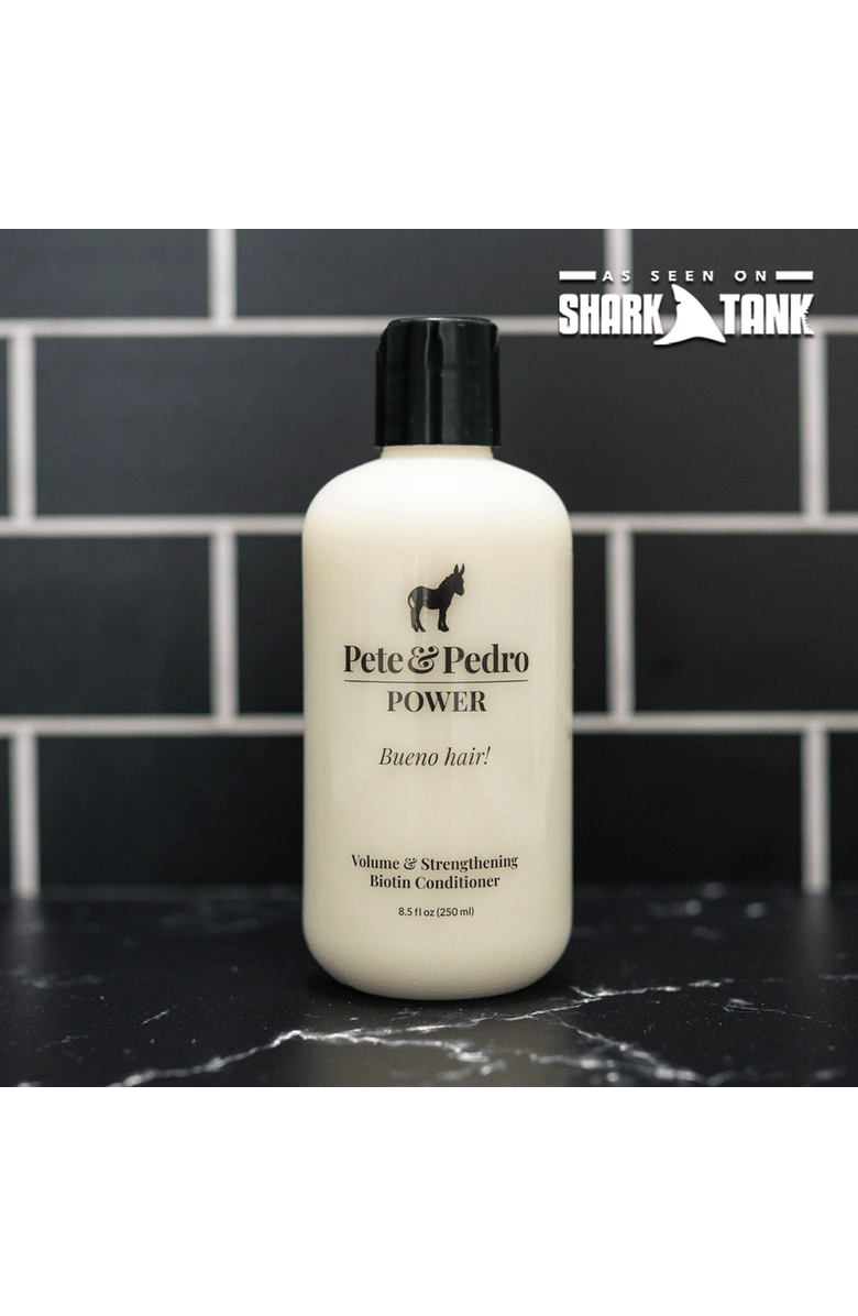 Pete & Pedro POWER Volumizing & Strengthening Biotin Conditioner, Alternate, color, NO COLOR