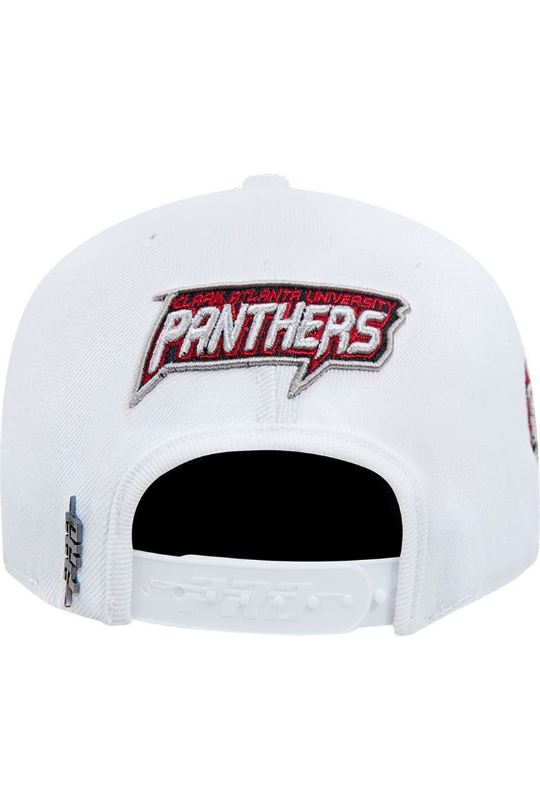 Men's Pro Standard White Clark Atlanta University Panthers  Evergreen Wool Snapback Hat, Alternate, color, White