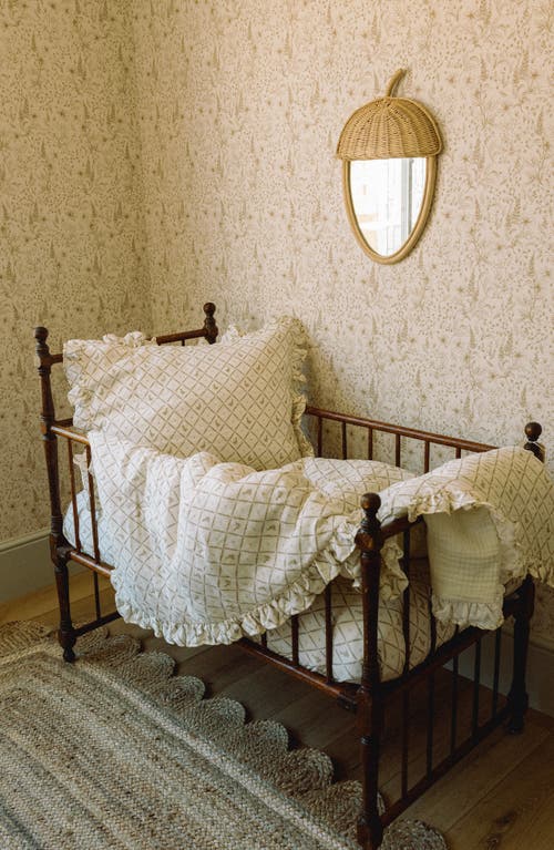 Oilo Organic Cotton Muslin Quilt & Sham Set In Ducks