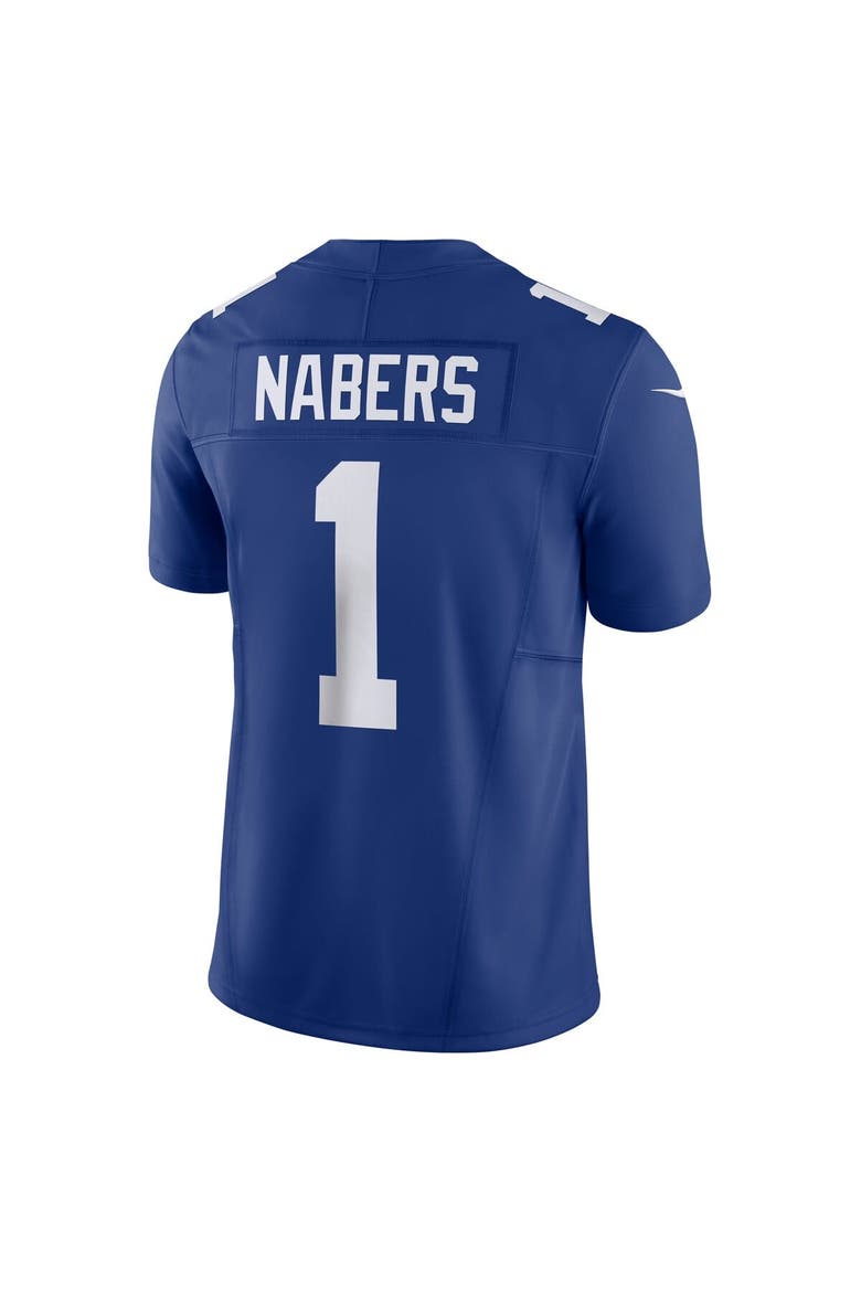 Men's Nike Malik Nabers Royal New York Giants Vapor F.U.S.E. Limited Jersey, Alternate, color, Royal