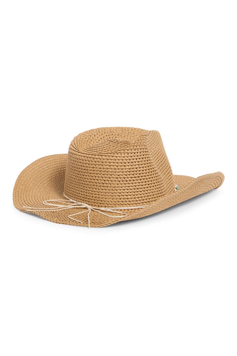 Straw Cowboy Hat, Alternate, color, DARK NATURAL