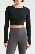 Beyond Yoga Space Dye Vitality Long Sleeve Crop Top