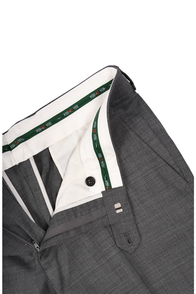 Birdseye Slim Fit Wool Blend Suit, Alternate, color, GREY