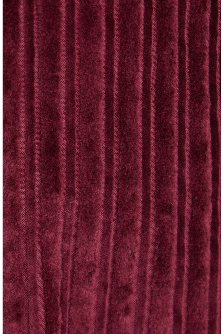 Belted Corduroy Trench Coat, Alternate, color, IRON RED