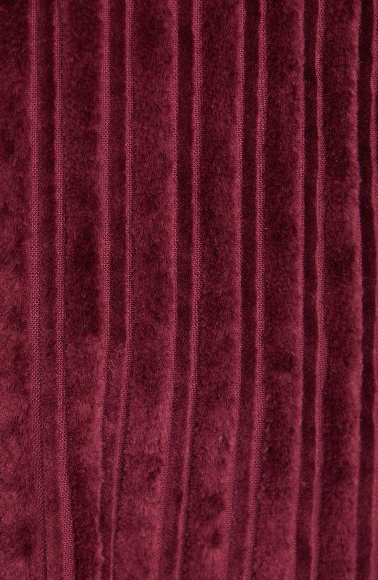 Victoria Beckham Belted Corduroy Trench Coat, Alternate, color, 