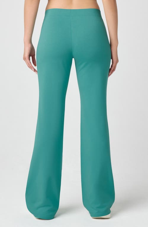 Florence By Mills Sporty Terry Flare Pants In Green