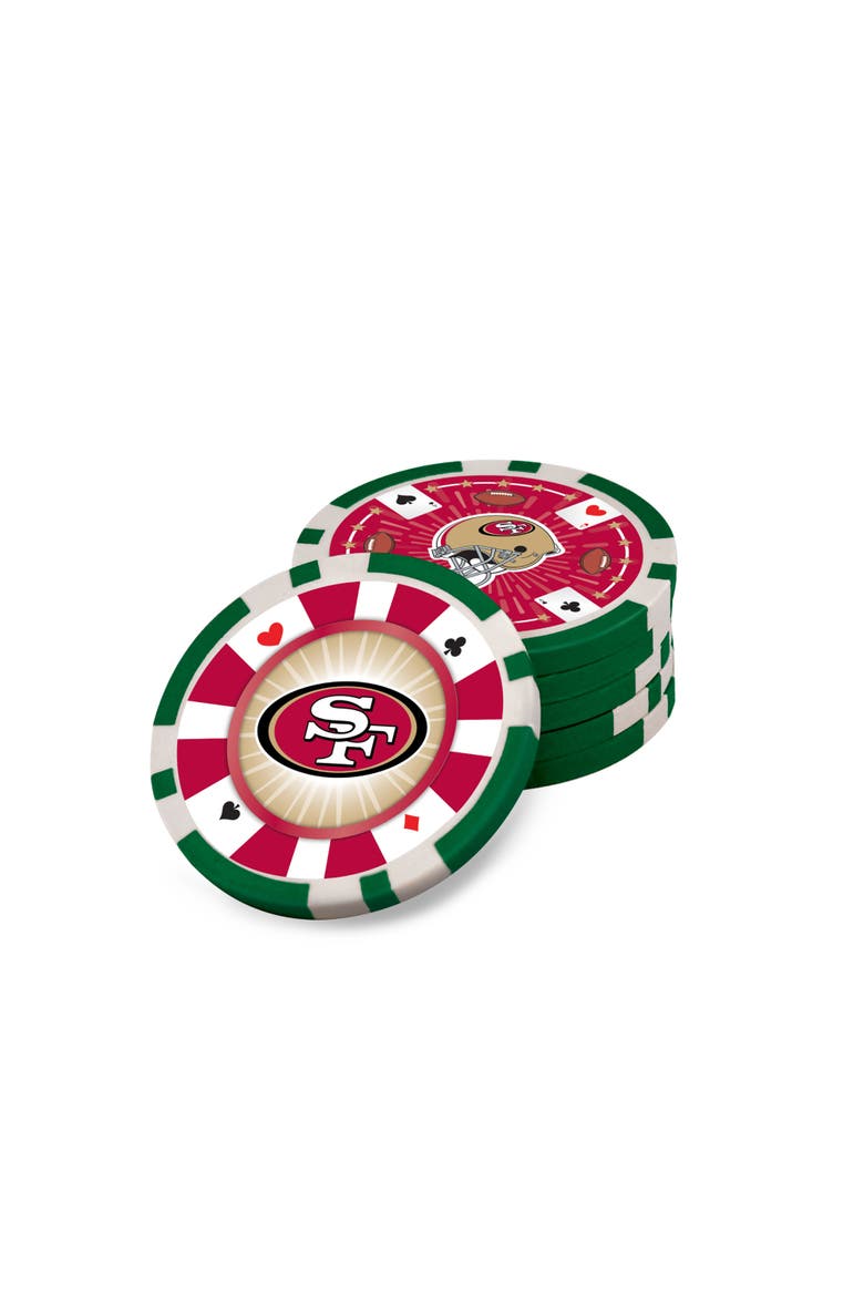 San Francisco 49ers 300 Piece Poker Set, Alternate, color, Multicolor