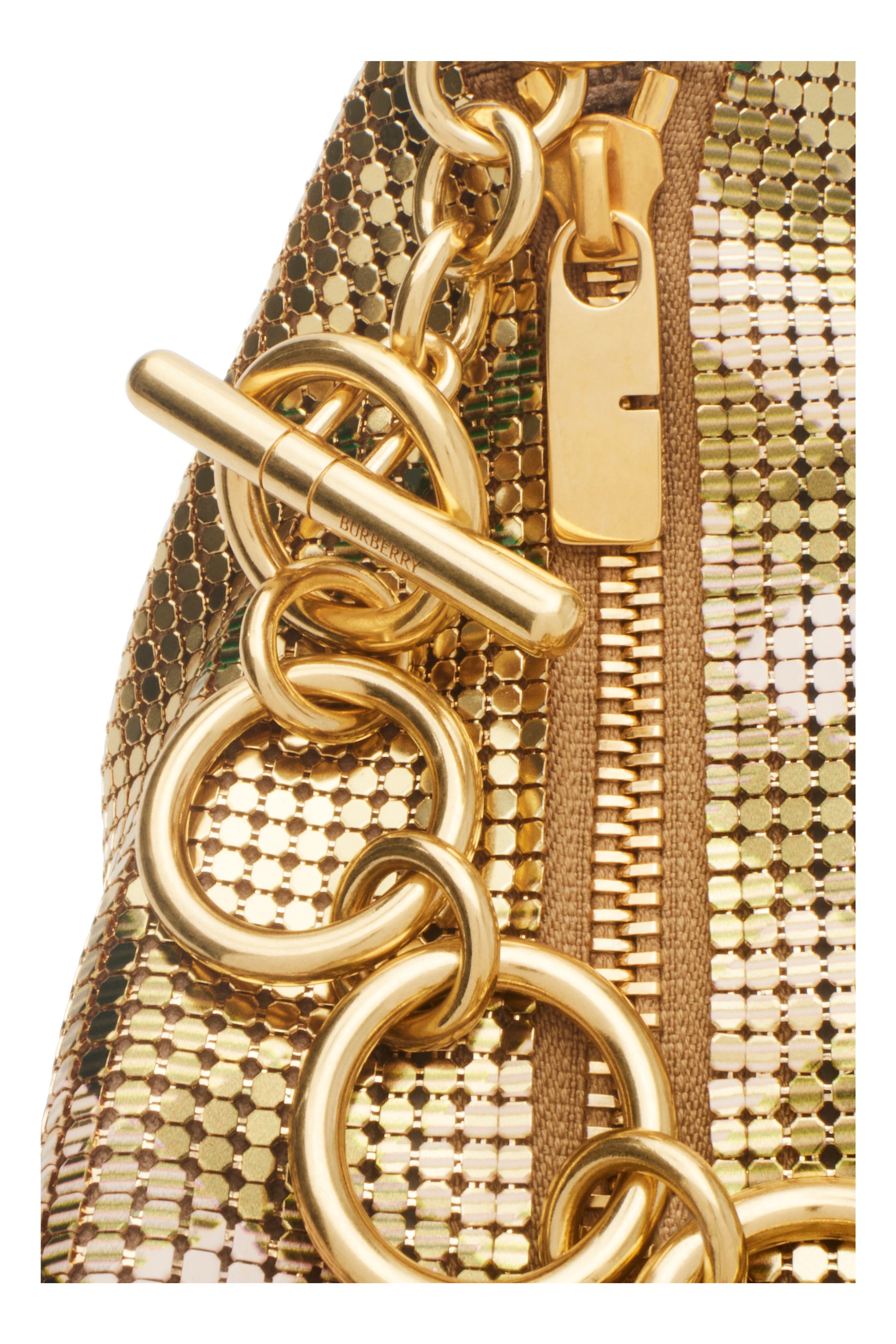 Burberry Chainmail Bag, Alternate, color, 