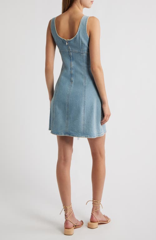Rails Cove Sleeveless Denim Minidress In Blue