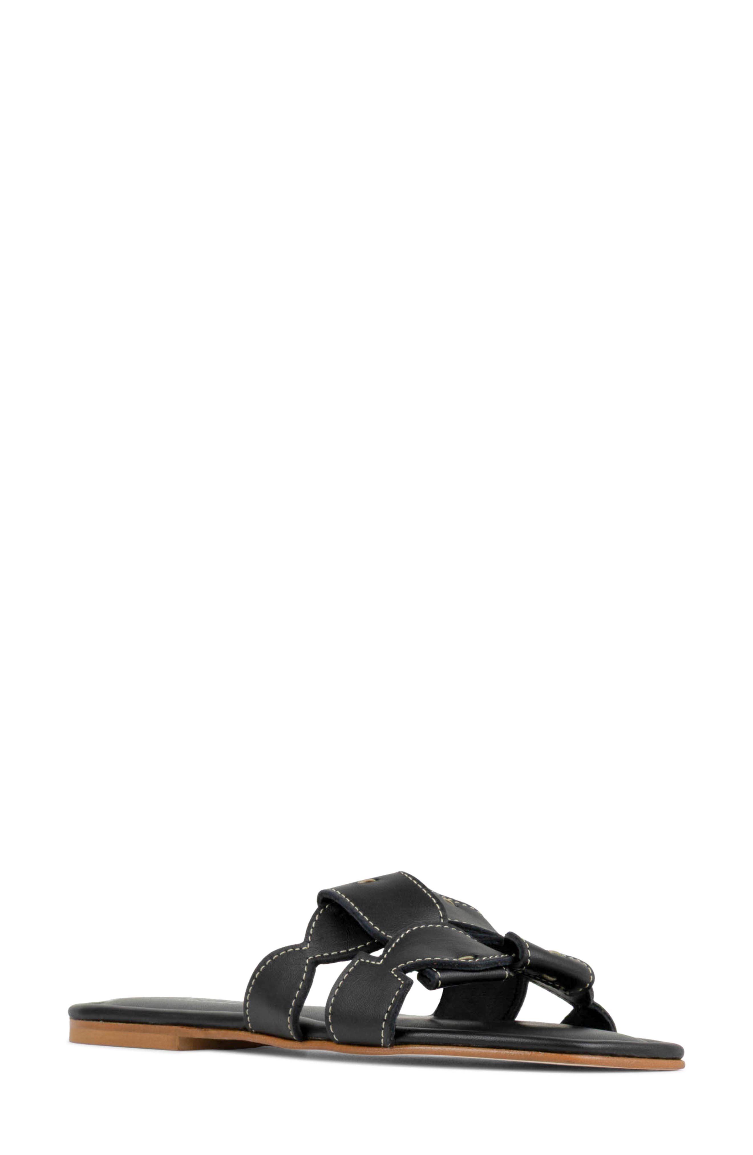 Donald Pliner Gabrey Slide Sandal, Main, color, Black